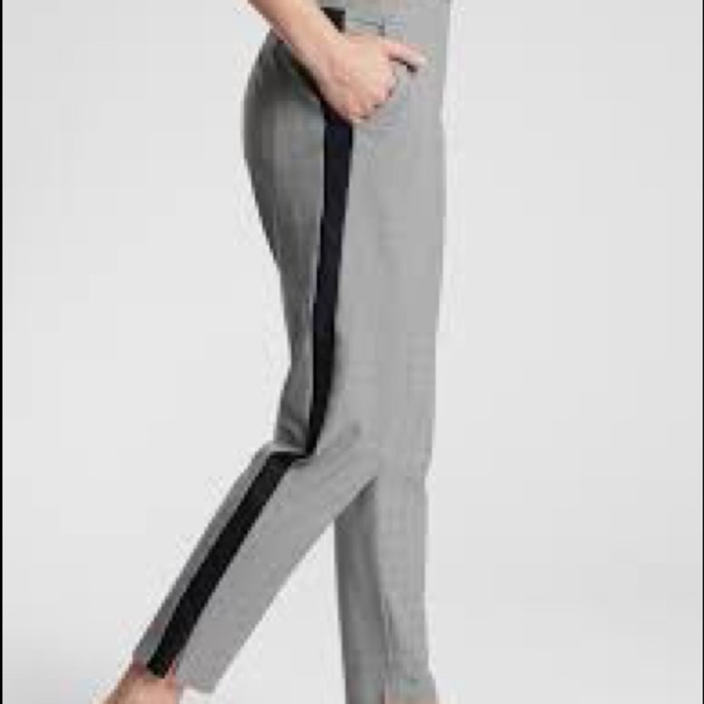 Athleta Brooklyn Plaid Ankle Pant